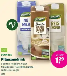 Biomarkt DENNREE Pflanzendrink Angebot