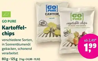 Biomarkt GO PURE Kartoffelchips Angebot