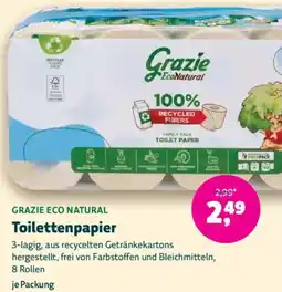 Biomarkt GRAZIE ECO NATURAL Toilettenpapier Angebot