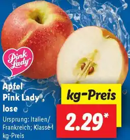 Lidl Apfel Pink Lady lose Angebot