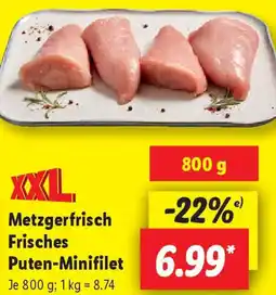 Lidl Metzgerfrisch Frisches Puten-Minifilet Angebot