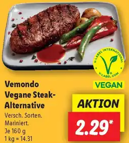 Lidl Vemondo Vegane Steak Alternative Angebot