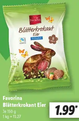 Lidl Favorina Blätterkrokant Eier Angebot