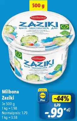 Lidl Milbona Zaziki Angebot