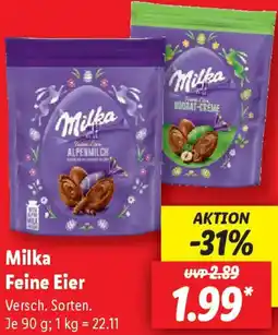 Lidl Milka Feine Eier Angebot