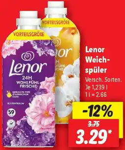 Lidl Lenor Weichspüler Angebot