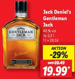 Lidl Jack Daniel's Gentleman Jack Angebot