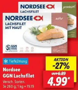 Lidl Nordsee GGN Lachsfilet Angebot