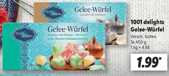 Lidl 1001 delights Gelee-Würfel Angebot