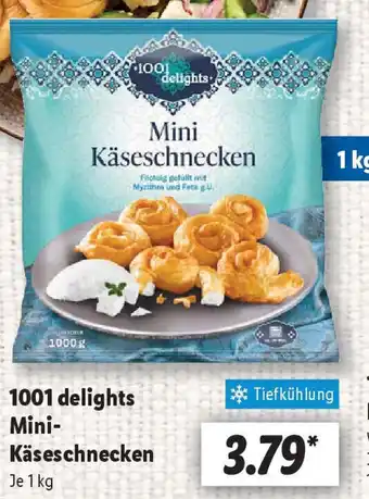 Lidl 1001 delights Mini Käseschnecken Angebot