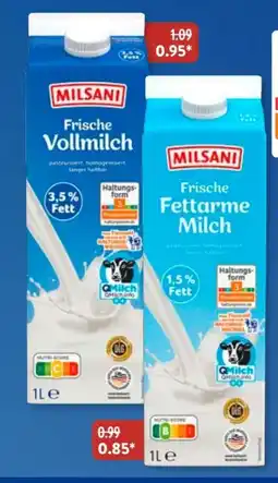 Aldi Süd Milsani Fettarme Frischmilch Angebot