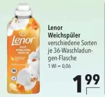 CITTI Markt Lenor Weichspüler Angebot