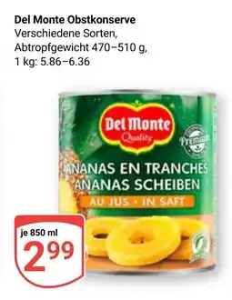 Globus Del Monte Obstkonserve Angebot