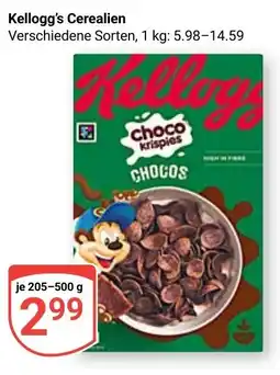 Globus Kellogg's Cerealien Angebot