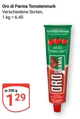 Globus Oro di Parma Tomatenmark Angebot