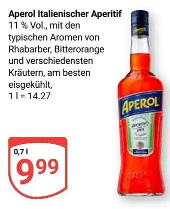 Globus Aperol Italienischer Aperitif Angebot