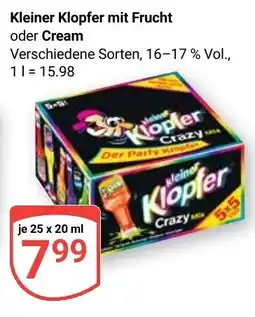 Globus Kleiner Klopfer mit Frucht oder Cream Angebot