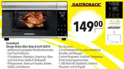 CITTI Markt GASTROBACK Design Bistro Ofen Bake & Grill 42814 Angebot