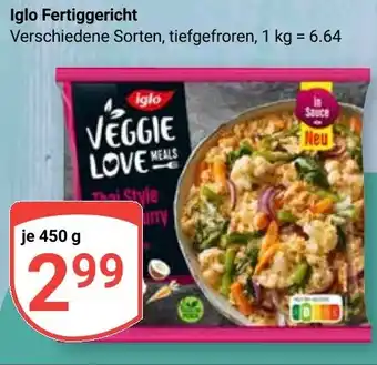 Globus Iglo Fertiggericht Angebot