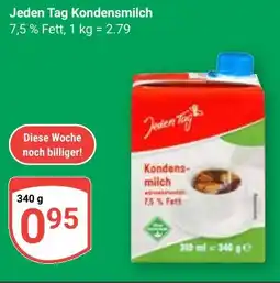 Globus Jeden Tag Kondensmilch Angebot