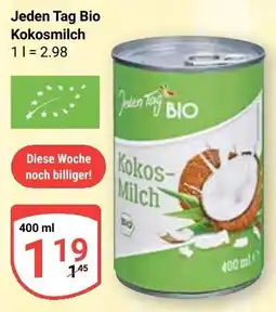 Globus Jeden Tag Bio Kokosmilch Angebot