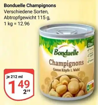 Globus Bonduelle Champignons Angebot