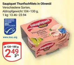 Globus Saupiquet Thunfischfilets in Olivenöl Angebot