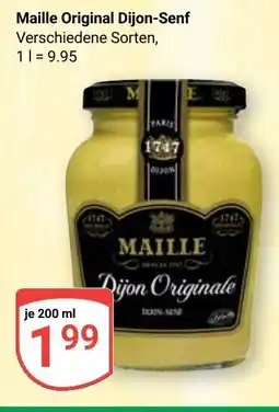 Globus Maille Original Dijon-Senf Angebot