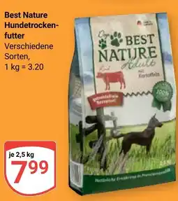 Globus Best Nature Hundetrocken- futter Angebot