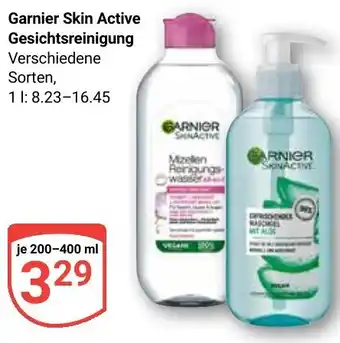 Globus Garnier Skin Active Gesichtsreinigung Angebot