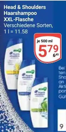 Globus Head & Shoulders Haarshampoo XXL-Flasche Angebot