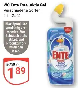 Globus WC Ente Total Aktiv Gel Angebot