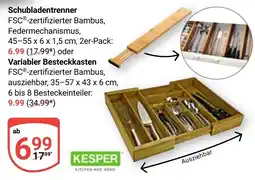 Globus Schubladentrenner KESPER Angebot