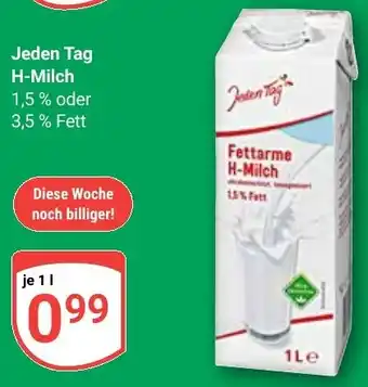 Globus Jeden Tag H-Milch Angebot