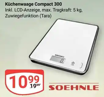 Globus SOEHNLE Küchenwaage Compact 300 Angebot