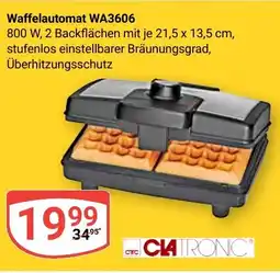 Globus CLATRONIC Waffelautomat WA3606 Angebot