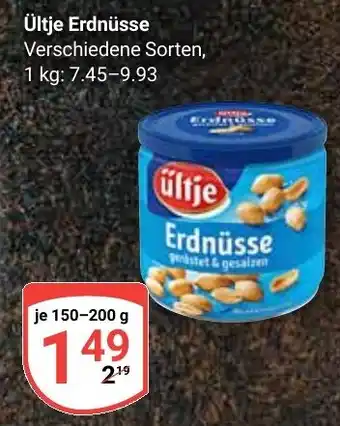 Globus Ültje Erdnüsse Angebot