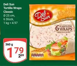 Globus Deli Sun Tortilla Wraps Classic Angebot