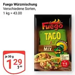 Globus Fuego Würzmischung Angebot