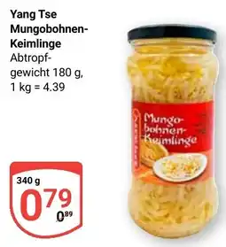 Globus Yang Tse Mungobohnen- Keimlinge Angebot