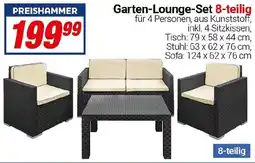 CENTERSHOP Garten-Lounge-Set 8-teilig Angebot