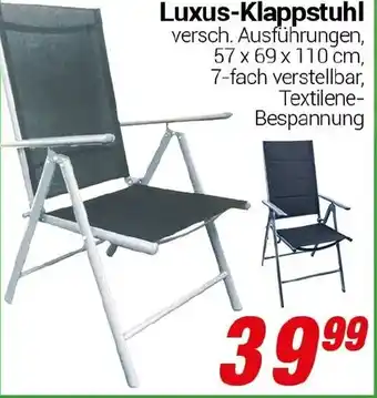 CENTERSHOP Luxus-Klappstuhl Angebot