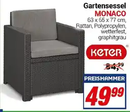 CENTERSHOP Gartensessel MONACO KETER Angebot