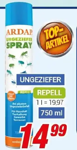 CENTERSHOP Ardap ungeziefer spray Angebot