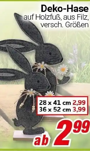 CENTERSHOP Deko-Hase Angebot