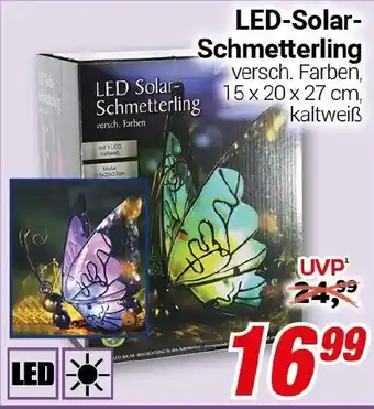 CENTERSHOP LED Solar- Schmetterling Angebot