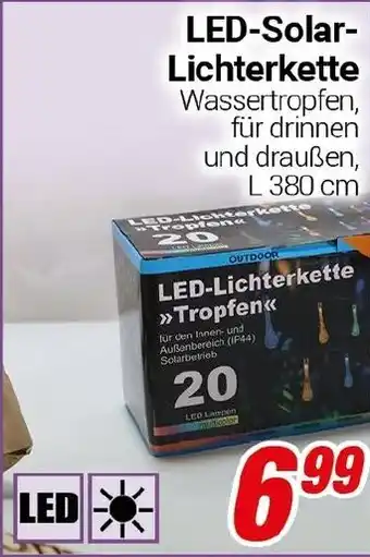 CENTERSHOP LED-Solar- Lichterkette Angebot