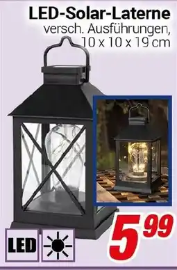 CENTERSHOP LED-Solar-Laterne Angebot