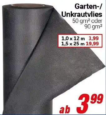 CENTERSHOP Garten-/ Unkrautvlies Angebot