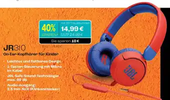 CITTI Markt JBL On-Ear-Kopfhörer für Kinder JR310 Angebot